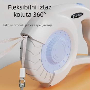 Tvornica izravna uzica za kućne ljubimce, uzica za pse s automatskim skupljanjem, ogrlica za pse s artefaktom za hodanje, generacija dlake