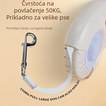Tvornica izravna uzica za kućne ljubimce, uzica za pse s automatskim skupljanjem, ogrlica za pse s artefaktom za hodanje, generacija dlake