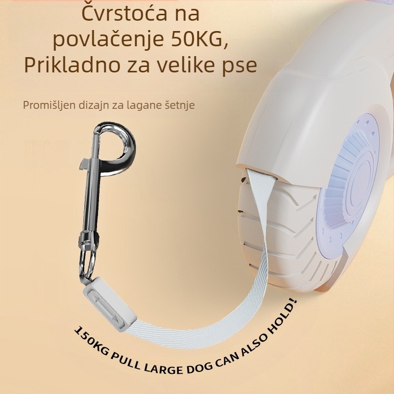 Tvornica izravna uzica za kućne ljubimce, uzica za pse s automatskim skupljanjem, ogrlica za pse s artefaktom za hodanje, generacija dlake