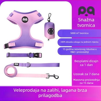 Prekogranični remen za vučno uže za pse, ogrlica za pse, prsni remen, odijelo, veleprodaja potrepština za kućne ljubimce po narudžbi