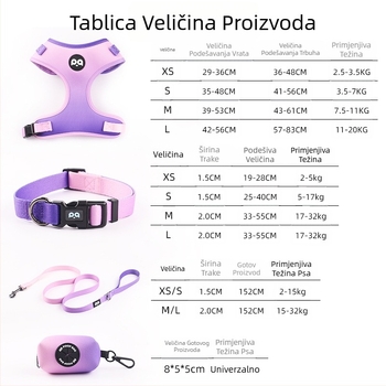 Prekogranični remen za vučno uže za pse, ogrlica za pse, prsni remen, odijelo, veleprodaja potrepština za kućne ljubimce po narudžbi