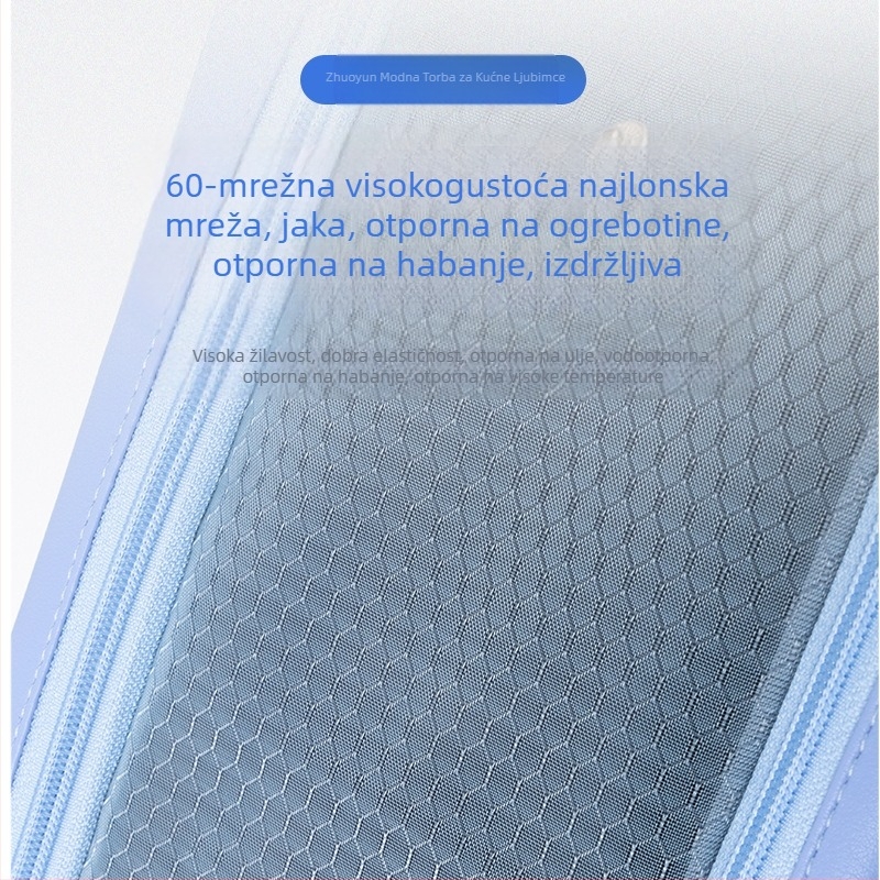 Nova torba za kućne ljubimce preko ramena, prijenosna torba za prelaženje, prozračna, velikog kapaciteta, sklopiva prijenosna torba za pse i mačke, torba za mikrofon