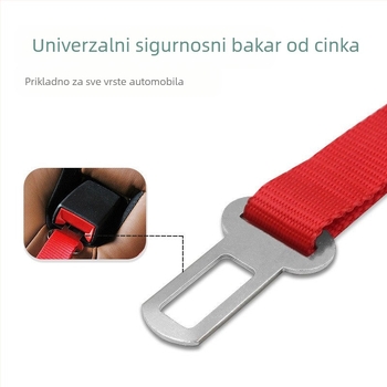 Uvlačivi sigurnosni pojas za kućne ljubimce, sigurnosni pojas za pse i mačke, najlonska uzica za automobil, poseban...