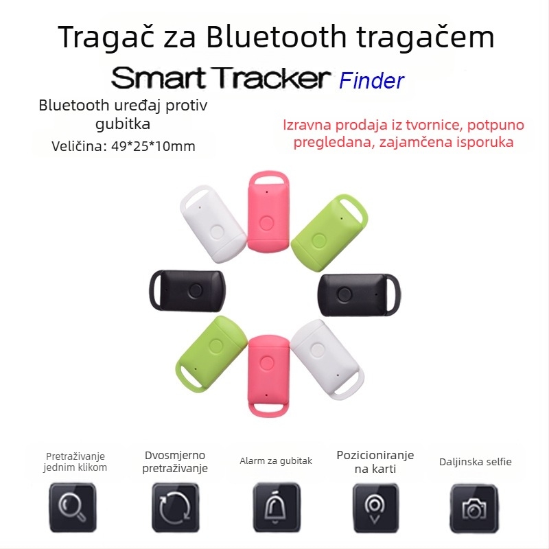 Prekogranični e-trgovina vruća brava Bluetooth uređaj protiv gubitka mobilnog telefona Bluetooth pametni tracker niska potrošnja energije proizvođači opskrbljuju