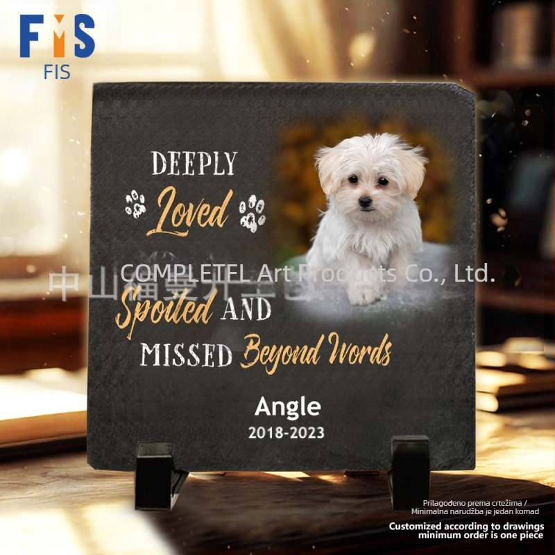 Amazon Daifa ukrasi od kamene statue za kućne ljubimce, DIY slike, tisak u boji, ukrasi za spomen na rođendan mačaka i pasa