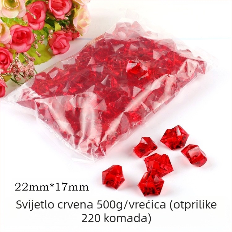 Akrilni kristalni kamen šareni dragulj akvarij krajolik kamen ljepota Chen ukras zabavni park igračke rekviziti proizvođači veleprodaja