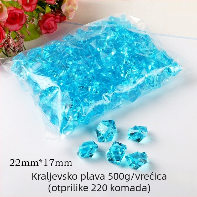 Akrilni kristalni kamen šareni dragulj akvarij krajolik kamen ljepota Chen ukras zabavni park igračke rekviziti proizvođači veleprodaja