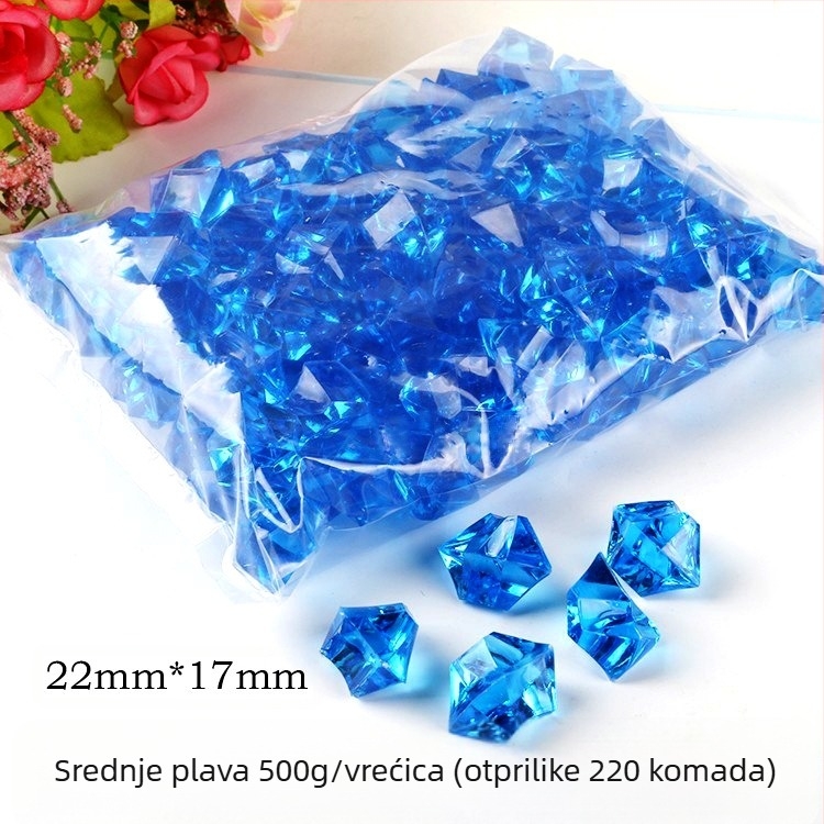 Akrilni kristalni kamen šareni dragulj akvarij krajolik kamen ljepota Chen ukras zabavni park igračke rekviziti proizvođači veleprodaja