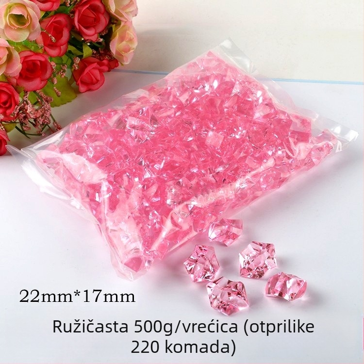 Akrilni kristalni kamen šareni dragulj akvarij krajolik kamen ljepota Chen ukras zabavni park igračke rekviziti proizvođači veleprodaja