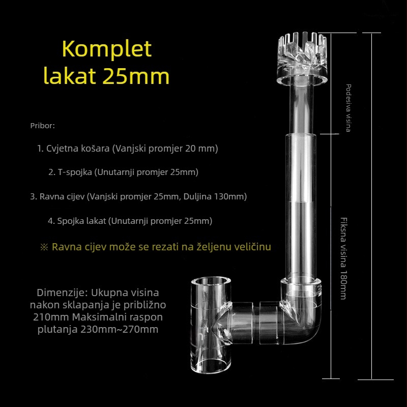 Uklanjač uljnog filma iz akvarija, košara za cvijeće, plutajući akvarij, uklanjanje uljnog filma, akvarij s trave, mala vodena površina, uljni film, vrtložna košara za cvijeće