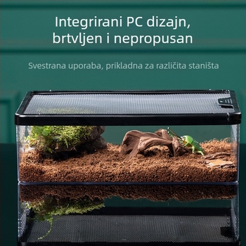 Kutija za gmazove, kutija za uzgoj, rogata žaba, kornjača, hrčak, kukuruzna zmija, kavez, spremnik za gmazove protiv bijega, oprema za kućne ljubimce