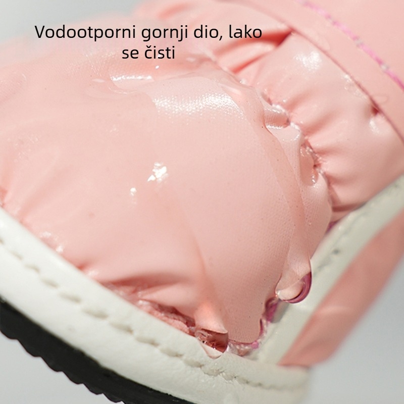 24 zimske cipele za pse, plišani medvjedić, schanery, čizme za snijeg za male pse, vodootporne navlake za stopala otporne na mraz