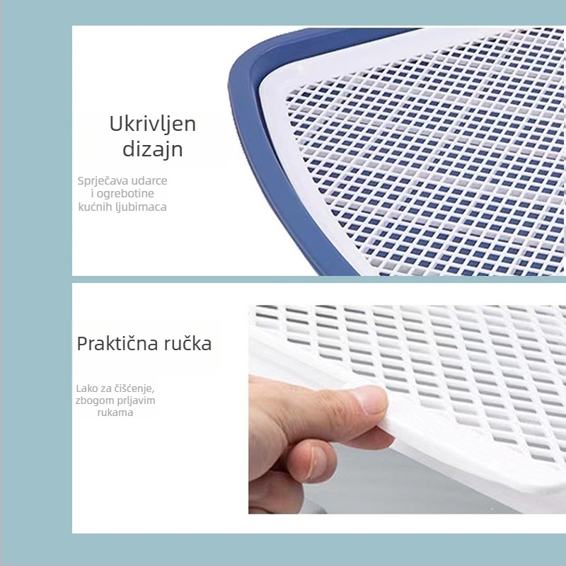 Predimenzionirani WC za pse, umivaonik za pse srednje i velike veličine, vektorska podloga za pseći WC, za obuku pasa, prekogranični eksploziv na zalihi