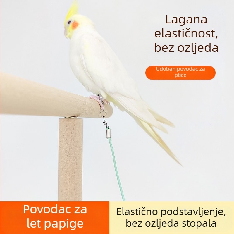 Uže za letenje papiga, elastično uže za stopala bez stopala, ultra lagani trening, Xuanfeng prsten za stopala od tigrove kože, božura, lanac za stopala, uže za hodanje ptica