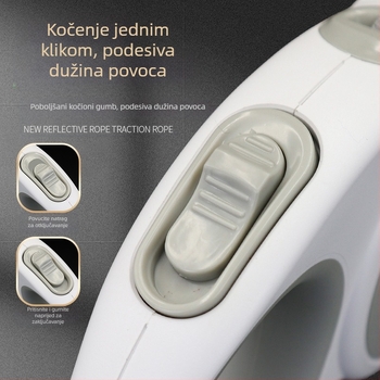 Nova uzica za kućne ljubimce, automatska uvlačiva uzica, reflektirajuća uzica za pse, uzica za pse 5 m, oprema za kućne ljubimce