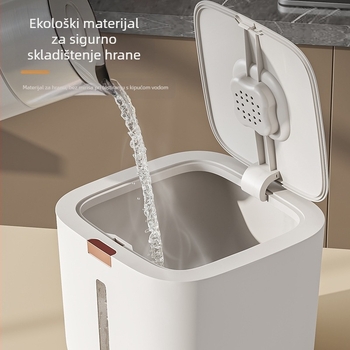 Kanta za rižu, otporna na insekte, kanta za lice otporna na vlagu, zatvorena kanta za žito u kućanstvu, spremnik za rižu, kutija za pohranu riže prehrambene kvalitete, staklenka za pohranu brašna