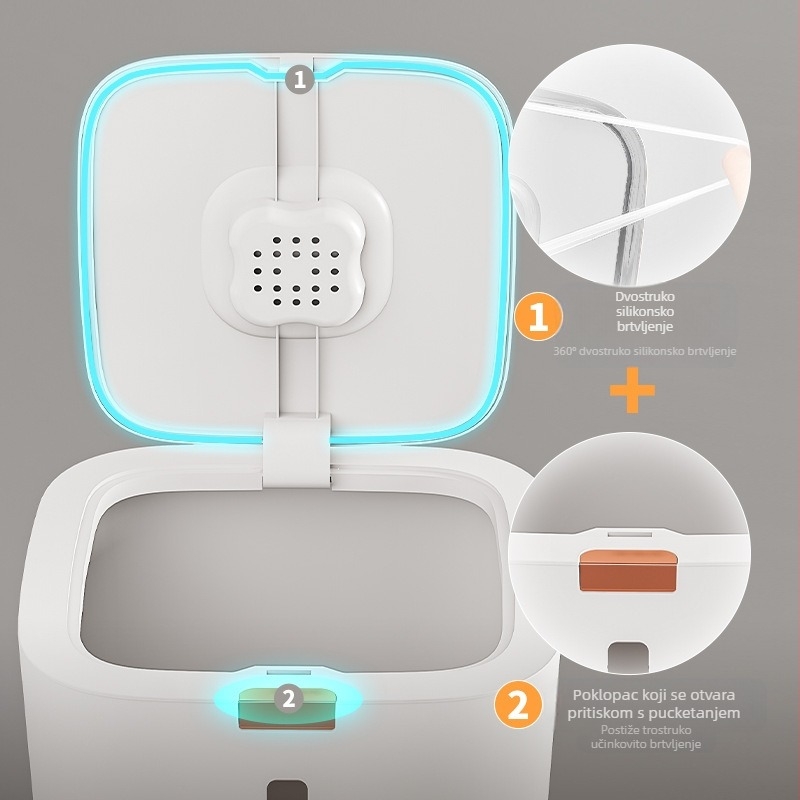 Kanta za rižu, otporna na insekte, kanta za lice otporna na vlagu, zatvorena kanta za žito u kućanstvu, spremnik za rižu, kutija za pohranu riže prehrambene kvalitete, staklenka za pohranu brašna