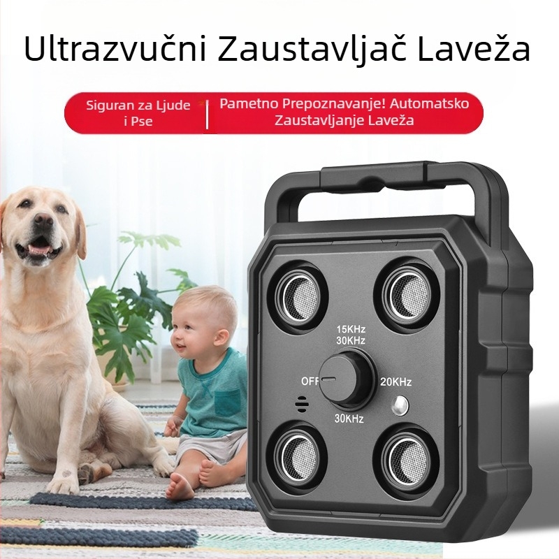 Novi prekogranični ultrazvučni trener pasa za zaustavljanje lajanja, automatsko glasovno upravljanje, pribor za obuku kućnih ljubimaca protiv lajanja pasa Amazon