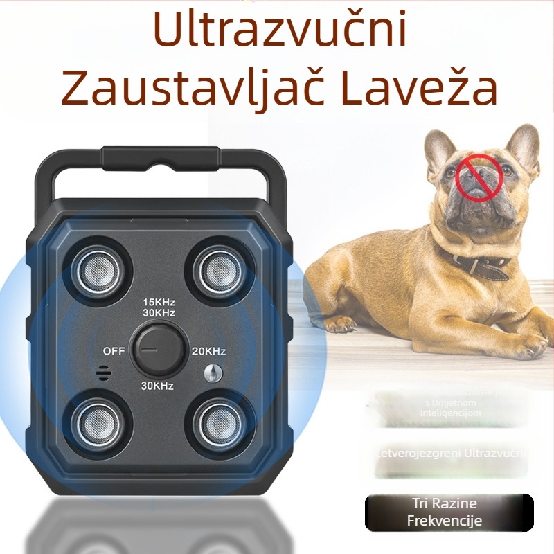 Novi prekogranični ultrazvučni trener pasa za zaustavljanje lajanja, automatsko glasovno upravljanje, pribor za obuku kućnih ljubimaca protiv lajanja pasa Amazon