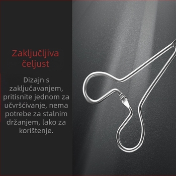 Kliješta za čupanje dlačica od nehrđajućeg čelika za pse, kliješta za čupanje dlačica za uši plišanih mačaka, pribor za čišćenje ušiju pasa