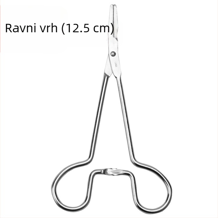 Kliješta za čupanje dlačica od nehrđajućeg čelika za pse, kliješta za čupanje dlačica za uši plišanih mačaka, pribor za čišćenje ušiju pasa