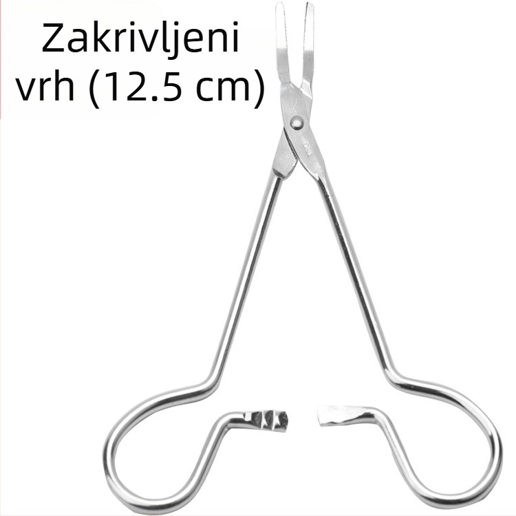 Kliješta za čupanje dlačica od nehrđajućeg čelika za pse, kliješta za čupanje dlačica za uši plišanih mačaka, pribor za čišćenje ušiju pasa