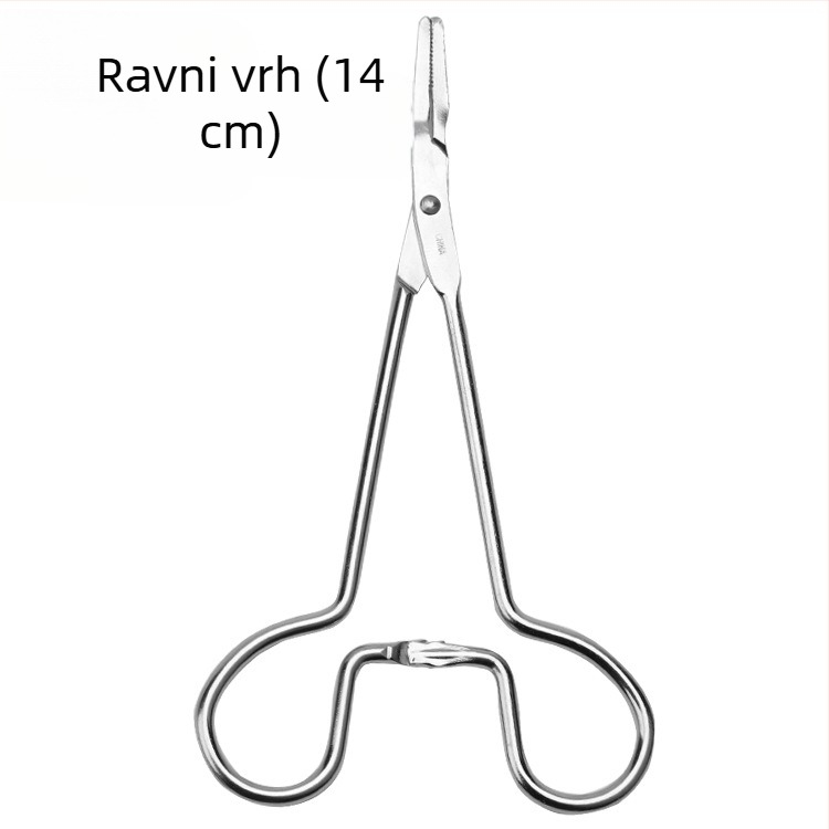 Kliješta za čupanje dlačica od nehrđajućeg čelika za pse, kliješta za čupanje dlačica za uši plišanih mačaka, pribor za čišćenje ušiju pasa