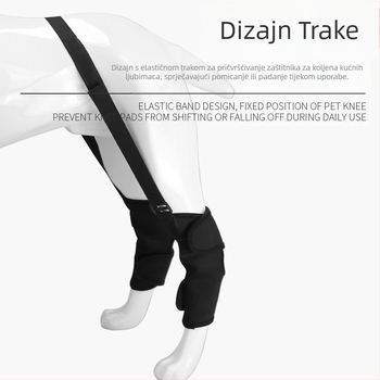 Amazon Novi pokrov za koljenski zglob kućnih ljubimaca, pokrov za fiksaciju prijeloma za ozlijeđenog psa, putno pomagalo sa štitnikom za noge, pokrov za noge protiv lizanja