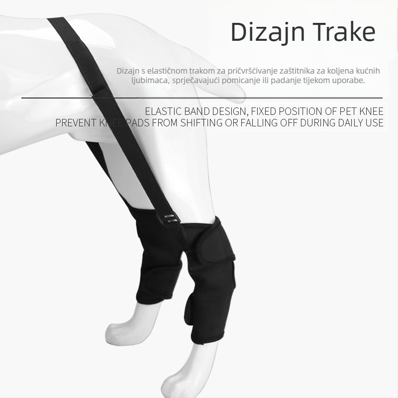Amazon Novi pokrov za koljenski zglob kućnih ljubimaca, pokrov za fiksaciju prijeloma za ozlijeđenog psa, putno pomagalo sa štitnikom za noge, pokrov za noge protiv lizanja