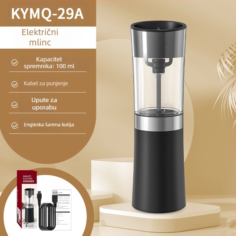 Proizvođači Yuolea mogu dodati LOGO kuhinjski artefakt prekogranični lonac za kuhanje od nehrđajućeg čelika s crnim paprom, električni mlinac za papar