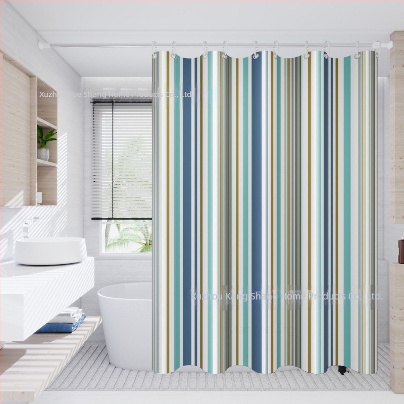 Zavjesa za tuširanje, Posebna pregradna zavjesa za kupaonicu, Bez bušenja, Jednostavna ugradnja, Vodootporna, Otporna na plijesan, Zaštita privatnosti