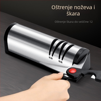 Veleprodaja punjača od nehrđajućeg čelika, oštrača za noževe od čelika, škare, kuhinjski alati, automatski USB brusilica za noževe