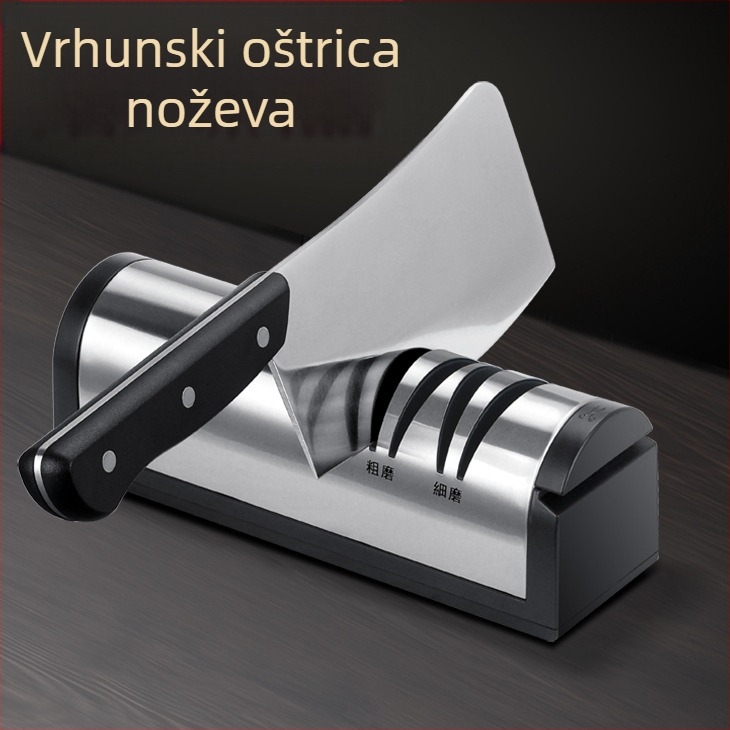 Veleprodaja punjača od nehrđajućeg čelika, oštrača za noževe od čelika, škare, kuhinjski alati, automatski USB brusilica za noževe