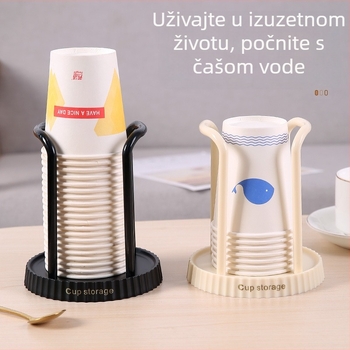 Stalak za pohranu jednokratnih čaša, kućanski dozator vode, posebno mjesto, držač za papirnate čaše, stolni stalak za pohranu