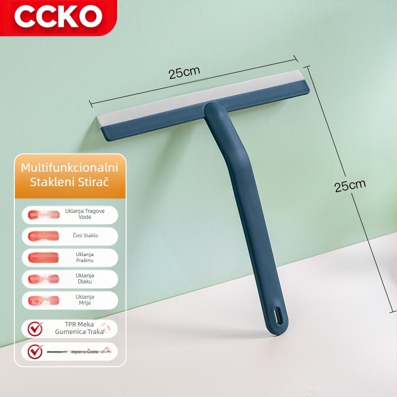 Brisanje staklenih artefakata Kućanski dvostrani strugač za staklo Višenamjenski alat za pranje stakla Brisač prozora