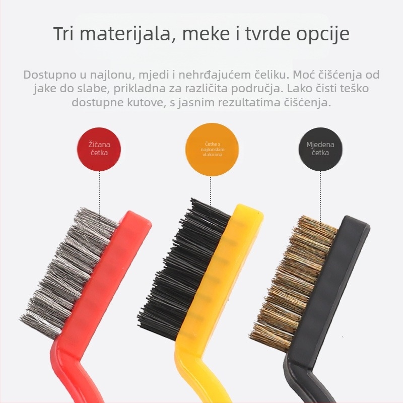 Na zalihi četka za čišćenje plinskog štednjaka kuhinjski pribor kuhinjski ventilator alati za čišćenje četkica za štednjak čelična žica mala četka odijelo