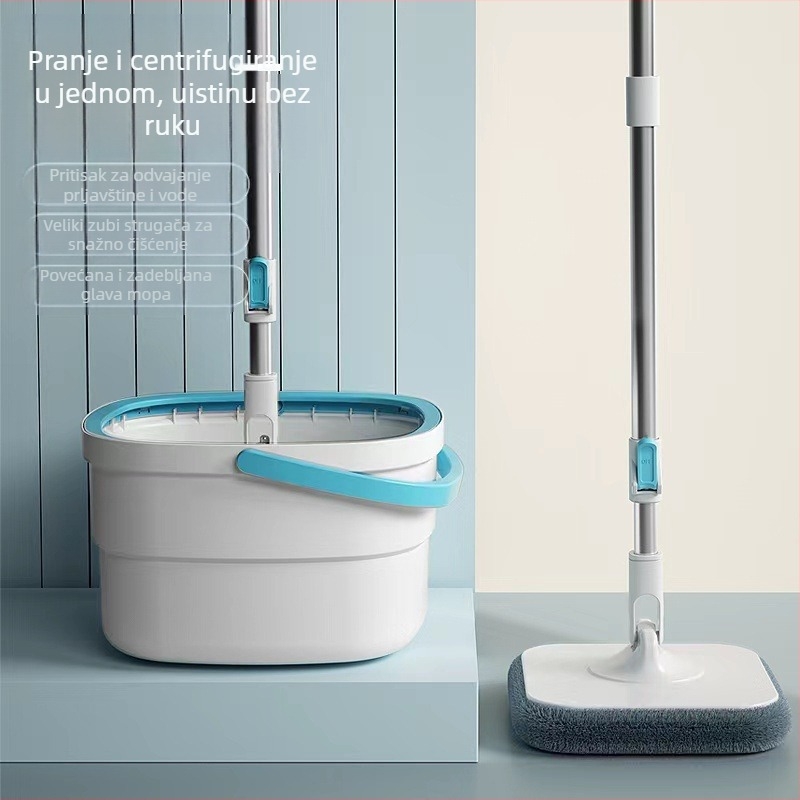 Ručno pranje kućanstva bez pranja, kanta za odvajanje prljavštine, lijena ušteda rada, veleprodaja automatske dehidracijske krpe, rotirajuća krpa za artefakte