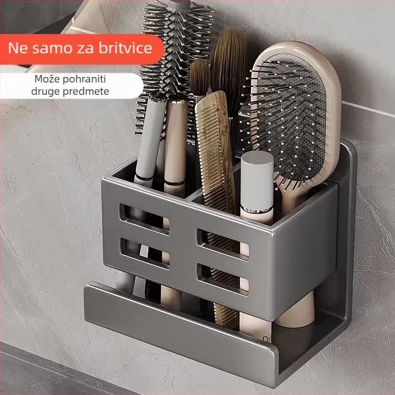 Stalak za češljeve za kupaonicu, WC školjka bez rupa, zidni WC, kozmetički brijač, četkica za zube, cilindar za pohranu paste za zube