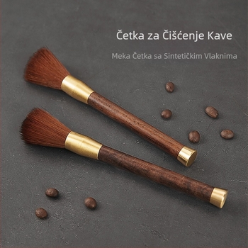 Četka za čišćenje kave u prahu, četka za čaj, četka za čišćenje mlinca za zrna, četka za bar s kavom, četka za metenje praha s dugom drškom