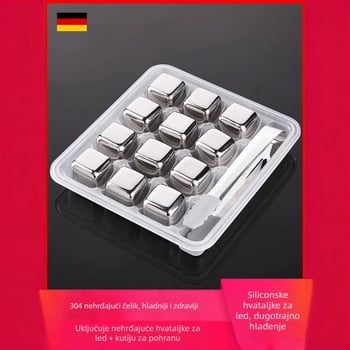 304 Nehrđajući čelik, brzo smrznuti željezni ledeni zrnac, ljetni rashladni led, Coca-Cola, viski, reciklirajuće lopte za hokej na ledu