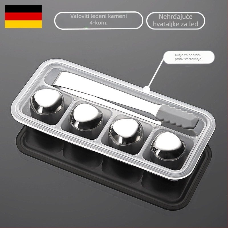 304 Nehrđajući čelik, brzo smrznuti željezni ledeni zrnac, ljetni rashladni led, Coca-Cola, viski, reciklirajuće lopte za hokej na ledu