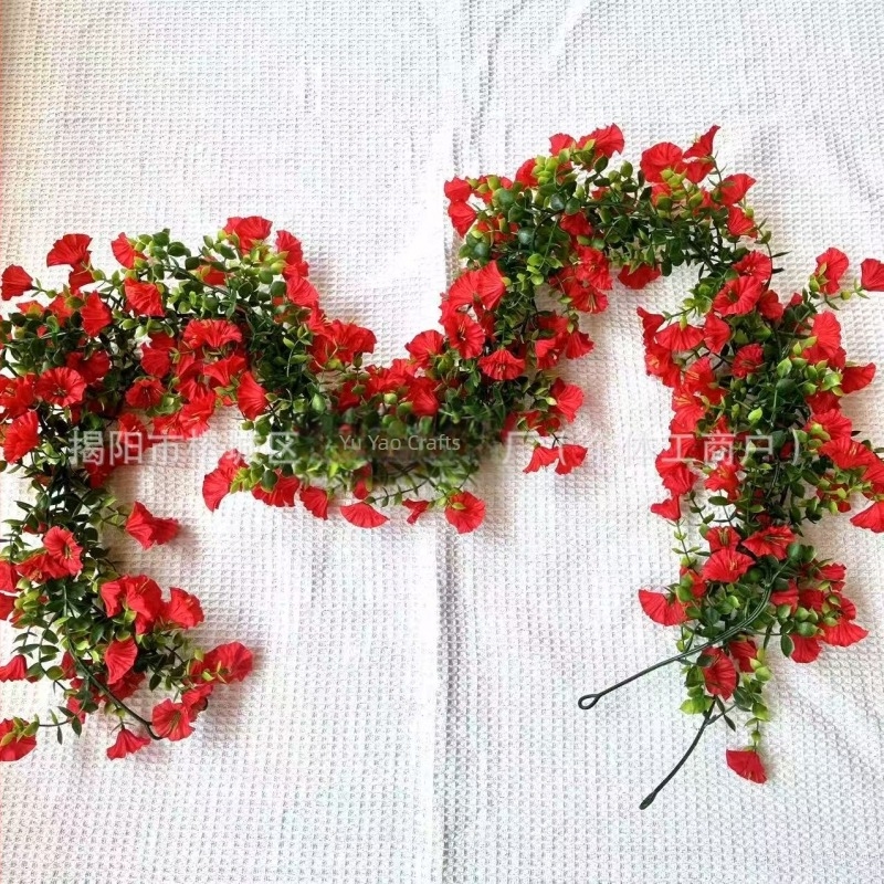 Prekogranični Amazon Simulacija Cvijeta Cvijet Eukaliptusa Svileni Cvijet Kućni Vjenčanje Vanjski Dvorište Zidni Viseći Zidni Viseći Od Ratana