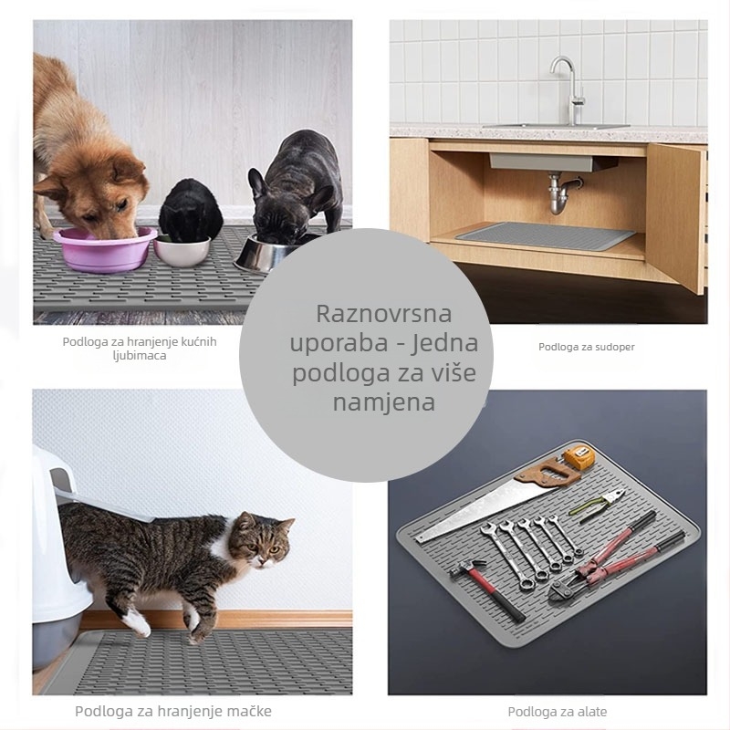 Amazon Silikonska podloga za štednjak za indukcijsko kuhalo, zaštitna podloga za izolaciju, poklopac za štednjak, višenamjenska podloga za sudoper, razgradiva i ekološki prihvatljiva