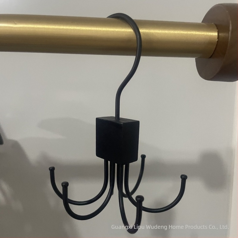 Kreativna rotirajuća višenamjenska kuka sa šest kandži, vješalica za kapuljaču, vrećica za šal, ormar za pohranu, vješalica za vrata