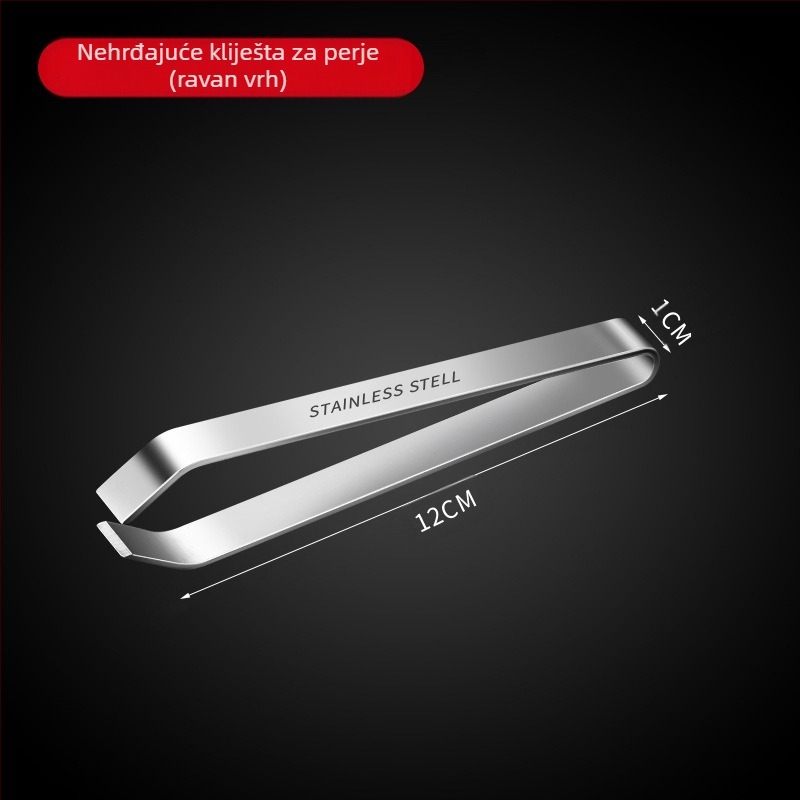 Zadebljana kopča za kosu od nehrđajućeg čelika, kliješta za riblje kosti, kliješta za piletinu i patku, pinceta, kopča, kuhinjski gadgeti