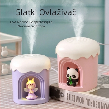 Slatki kućni ljubimac mali noćni ovlaživač zraka USB linijski slatki uredski stolni ovlaživač zraka atmosferski svjetlosni raspršivač