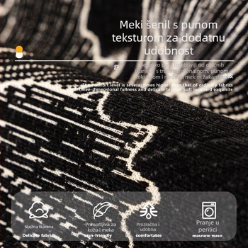 2025 Novi jastuk za sofu od šenila, Četiri godišnja doba, univerzalni neklizajući jastuk, moderna nova navlaka za sofu u kineskom stilu