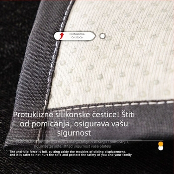 2025 Novi jastuk za sofu od šenila, Četiri godišnja doba, univerzalni neklizajući jastuk, moderna nova navlaka za sofu u kineskom stilu