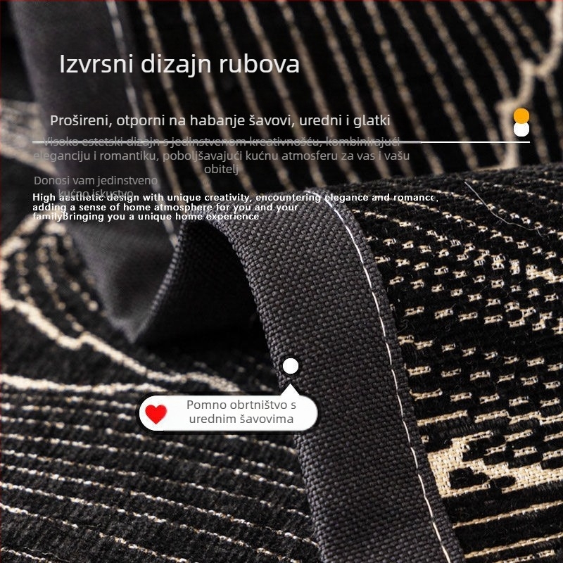 2025 Novi jastuk za sofu od šenila, Četiri godišnja doba, univerzalni neklizajući jastuk, moderna nova navlaka za sofu u kineskom stilu