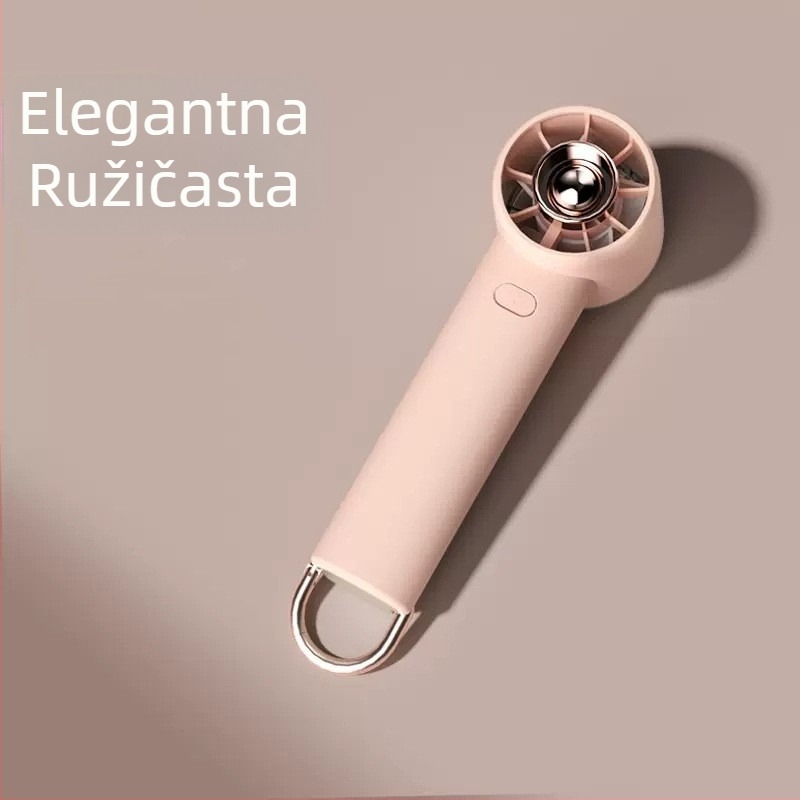 Novi mali ventilator, ručni mini turbina, mali prijenosni USB karabiner, vanjski ventilator bez četkica, ulični štand, veleprodaja